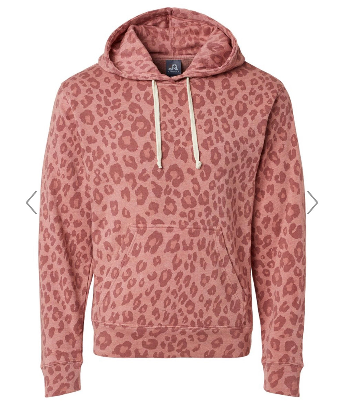 Mauve Leopard Hoodie