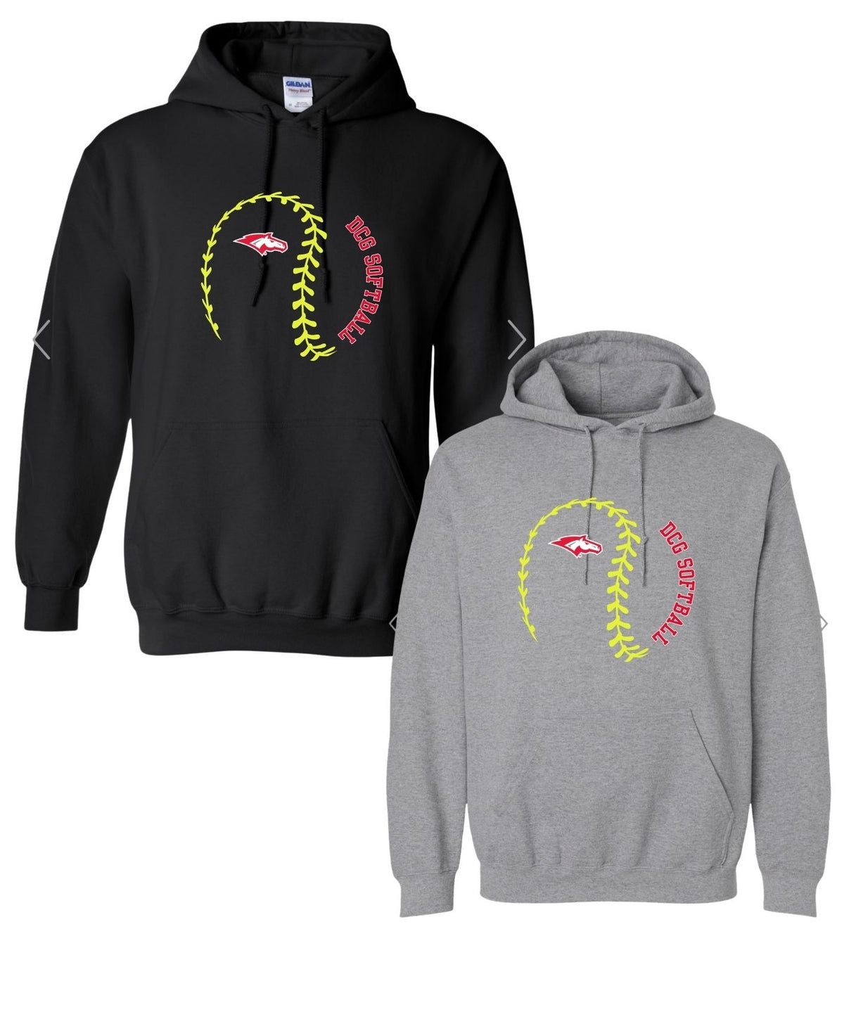 DCG Softball Laces Hoodie