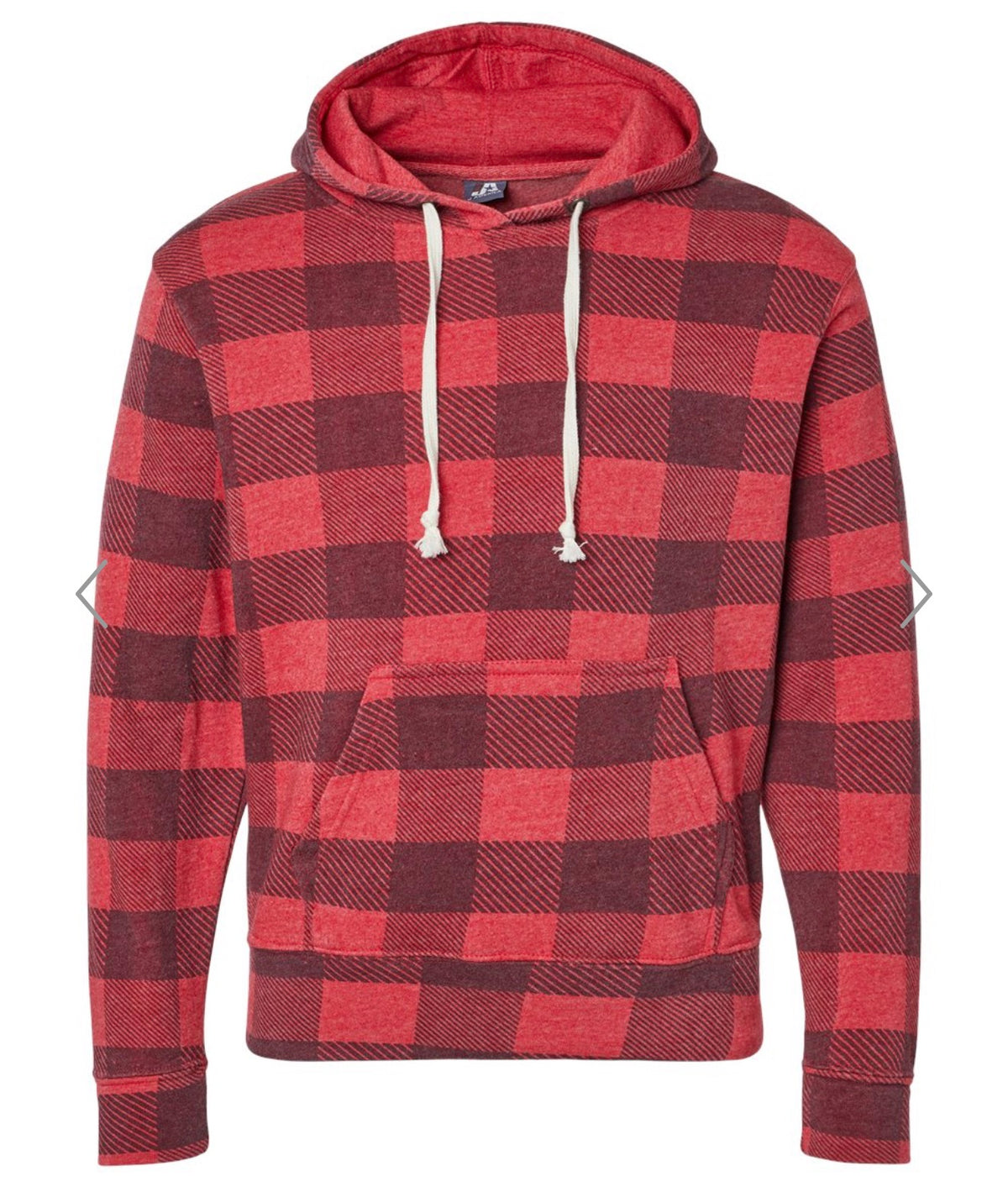 Red Plaid Hoodie