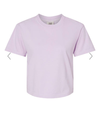Comfort Colors Boxy Crop (Orchid)