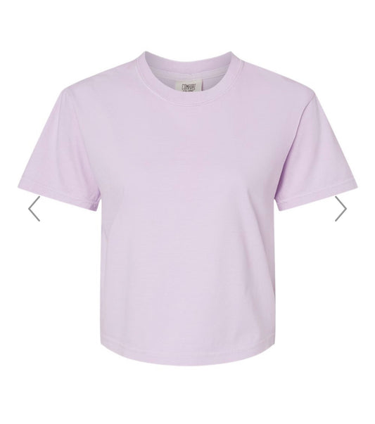 Comfort Colors Boxy Crop (Orchid)
