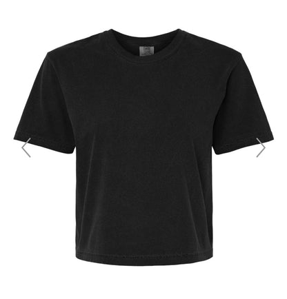 Comfort Colors Boxy Crop (Black)