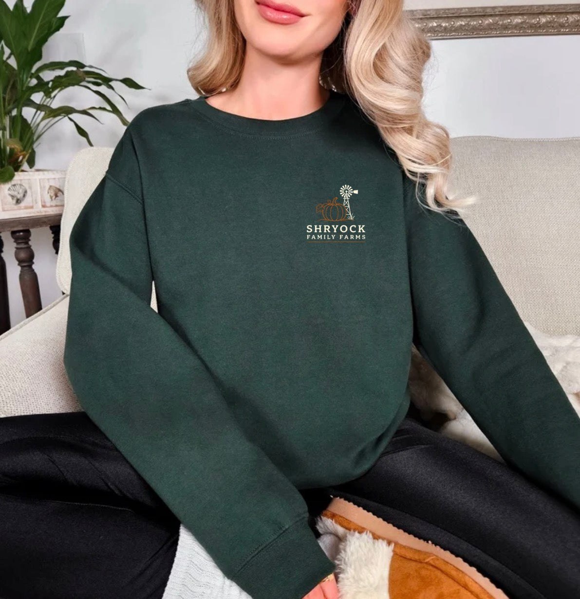 YOUTH Shryock Family Farms Crewneck Sweatshirt