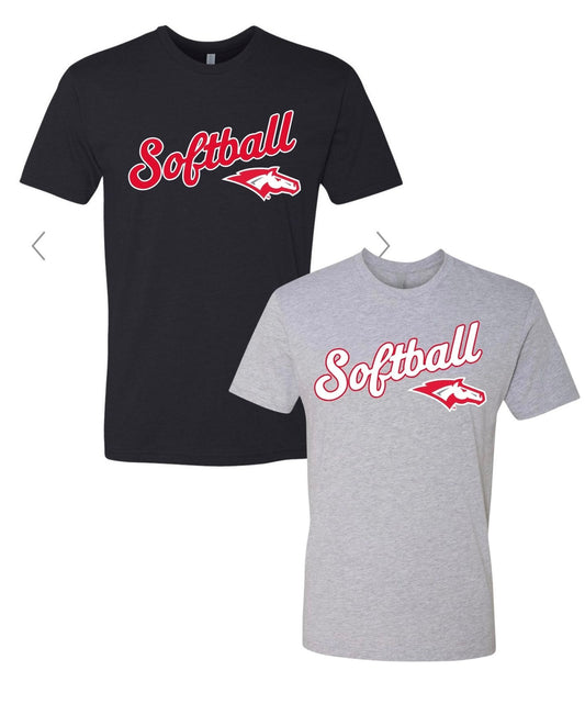 Softball Script Tee