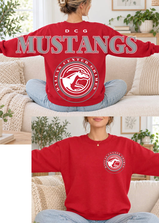 RED Shoulder To Shoulder Mustangs