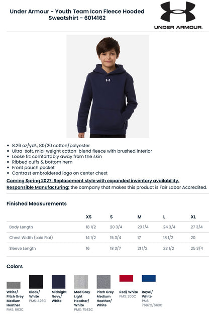 Under Armour Team Icon Fleece Hooded Sweatshirt