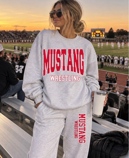 Mustang Sweatshirt/Sweatpants SET