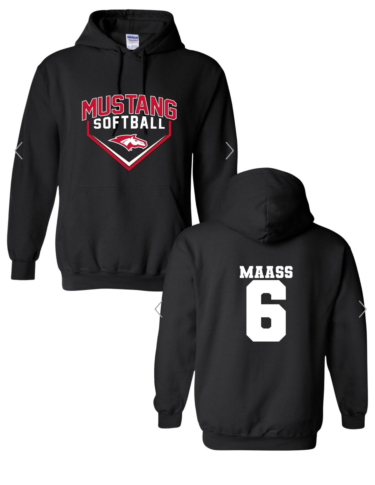 Mustang Softball Hoodie