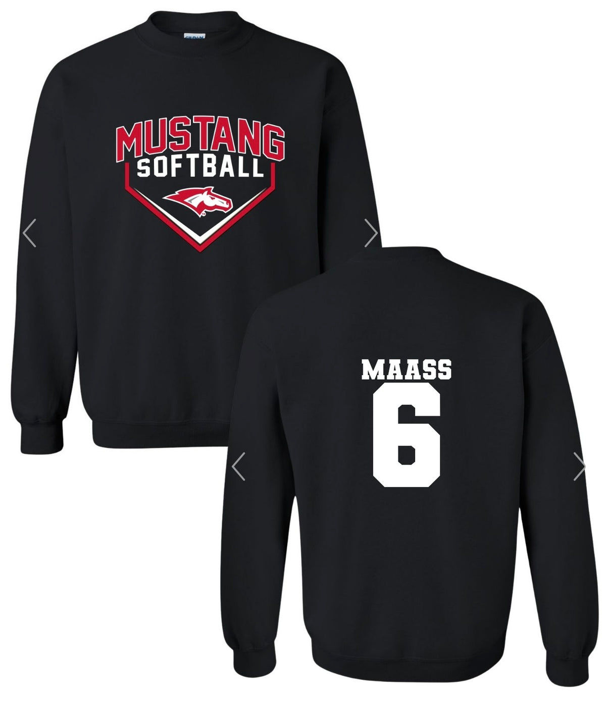 Mustang Softball Crewneck