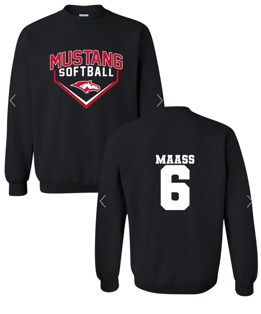 Mustang Softball Crewneck