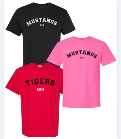CUSTOM Arched Wording Tee