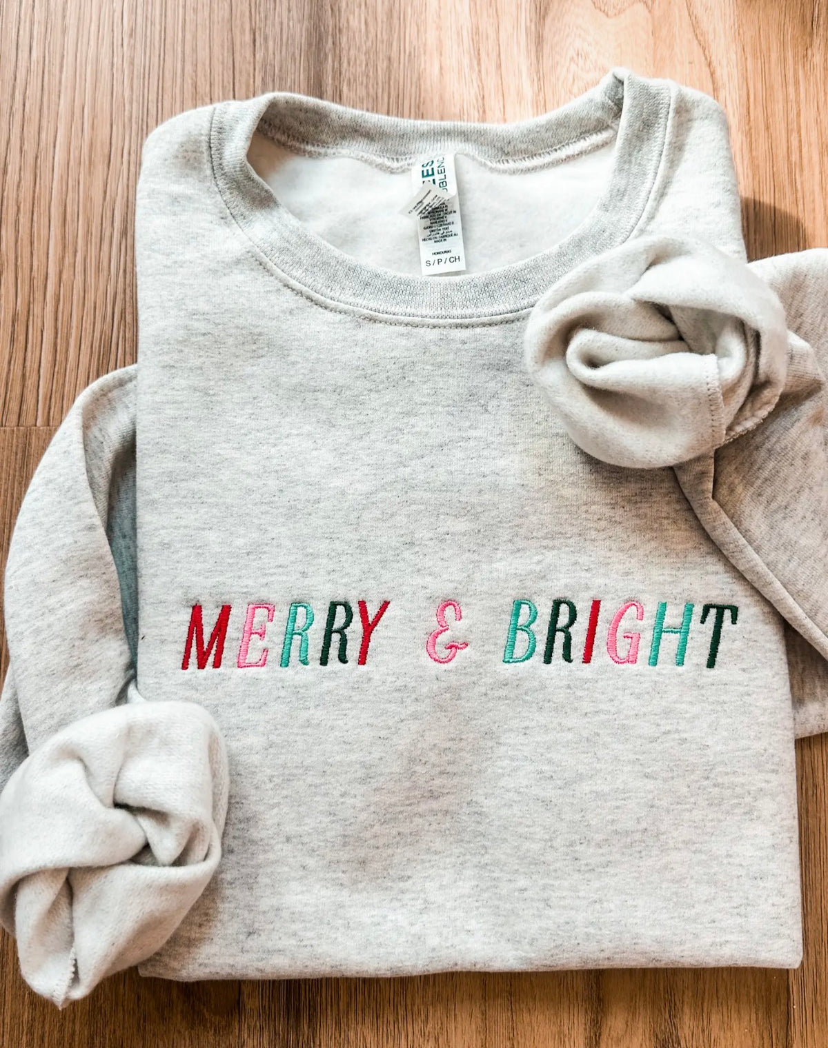 Embroidered Merry & Bright