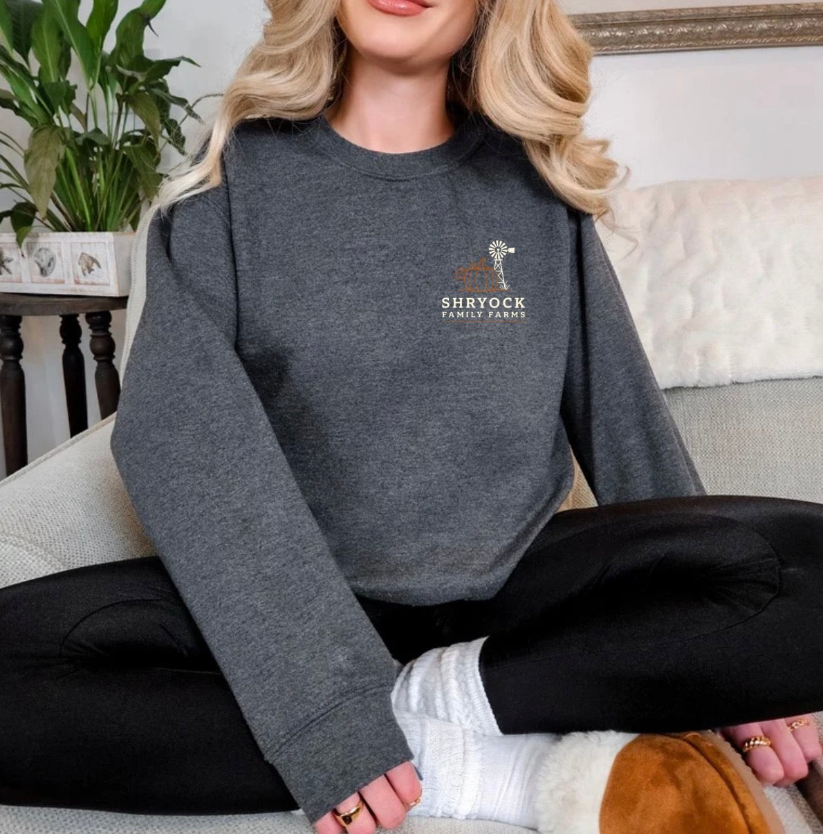 YOUTH Shryock Family Farms Crewneck Sweatshirt