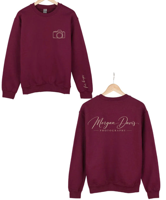 Morgan Davis Photography Crewneck Sweatshirt