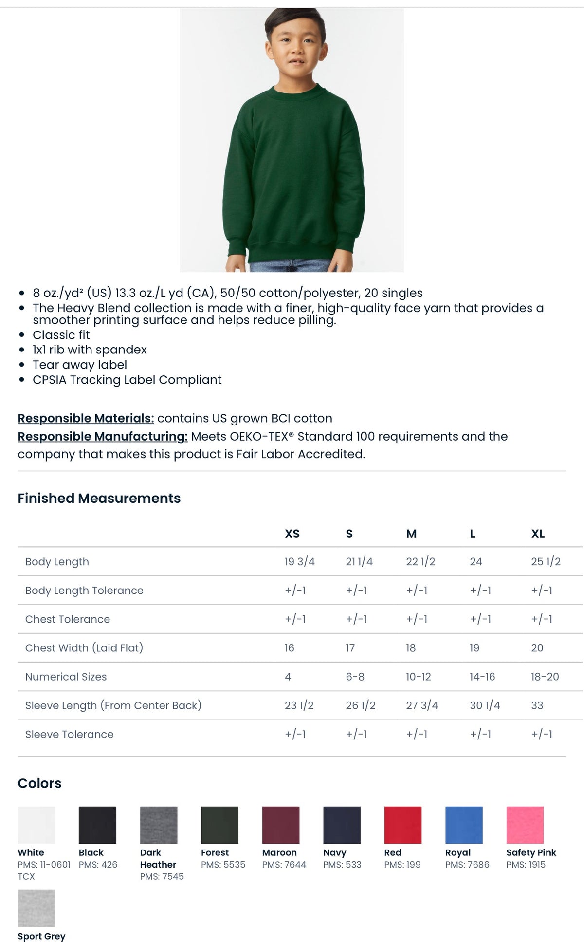 YOUTH Shryock Family Farms Crewneck Sweatshirt