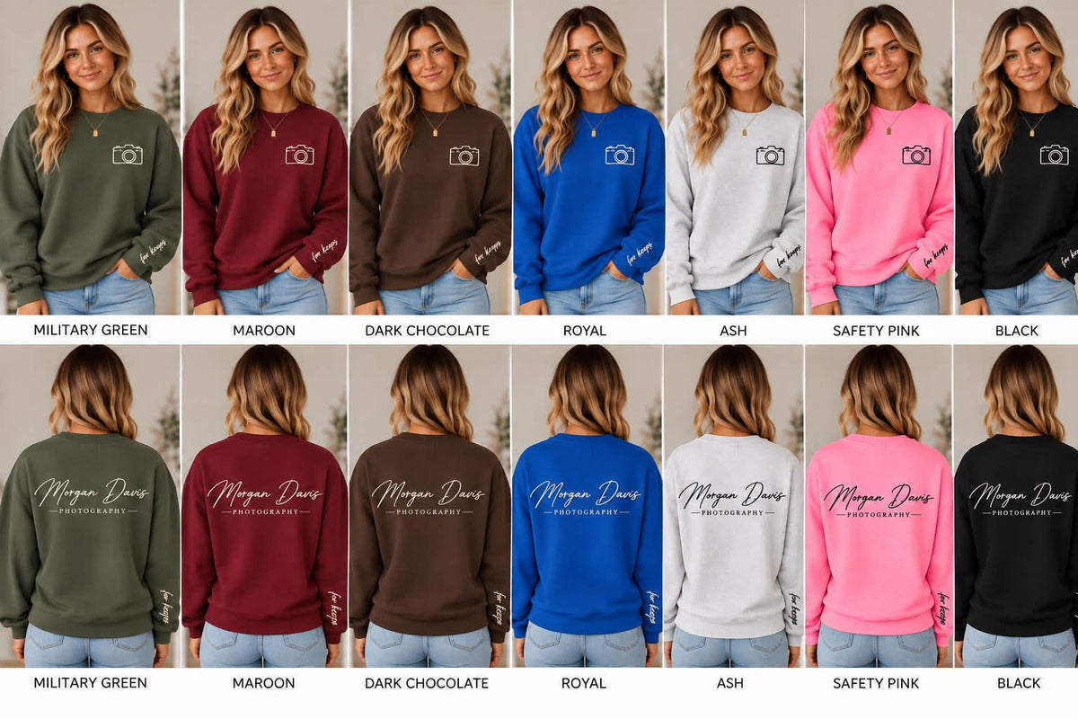 Morgan Davis Photography Crewneck Sweatshirt